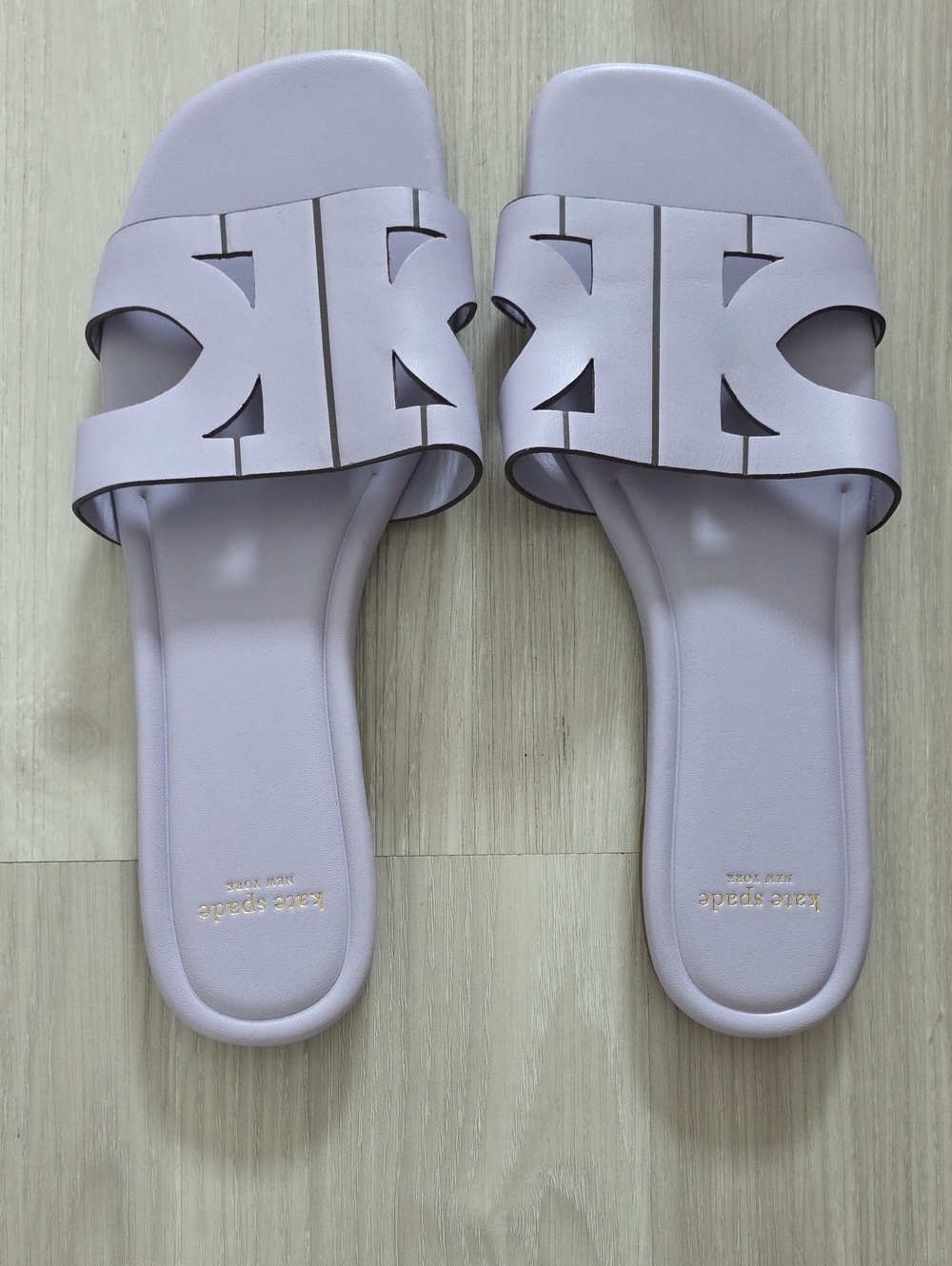 kate spade Pastel Lilac Slide Sandals